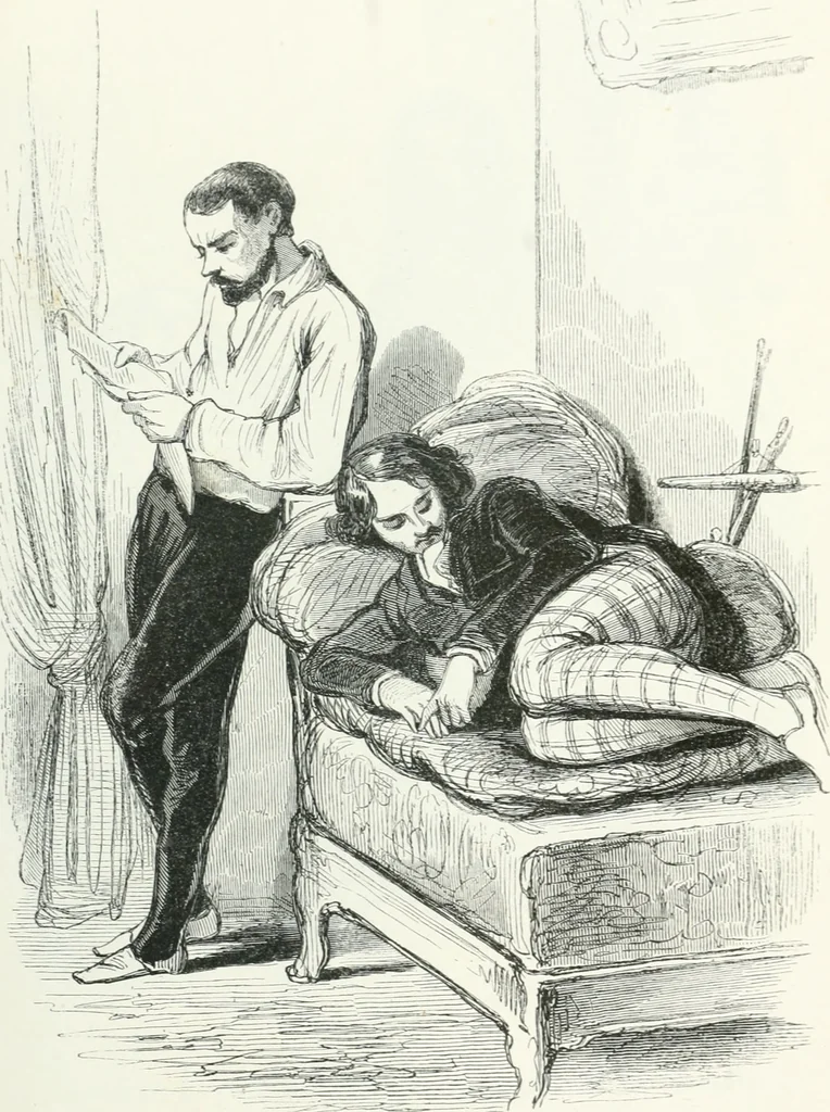 An illustration from Oeuvres choisies de Gavarni, 1848, leaf 172