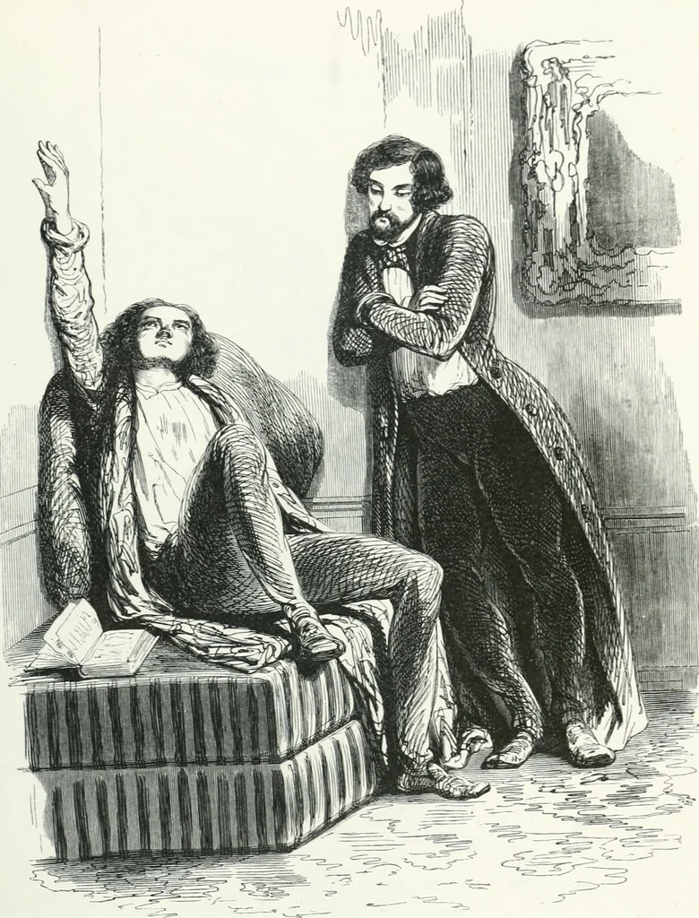An illustration from Oeuvres choisies de Gavarni, 1848, leaf 174
