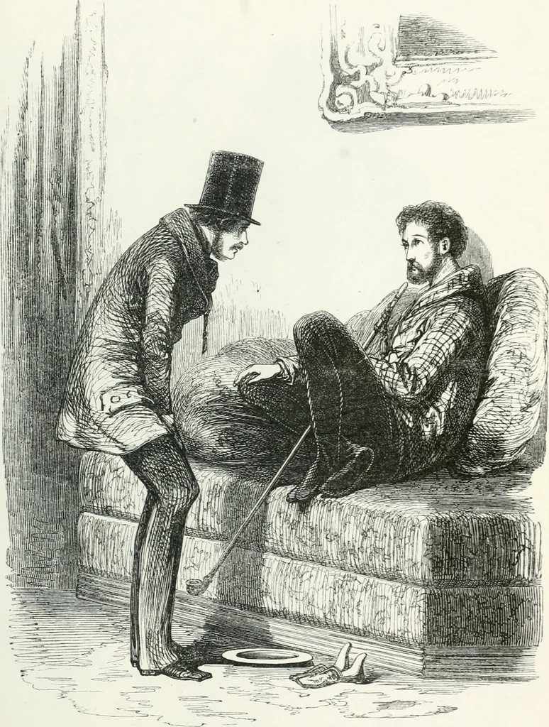 An illustration from Oeuvres choisies de Gavarni, 1848, leaf 178