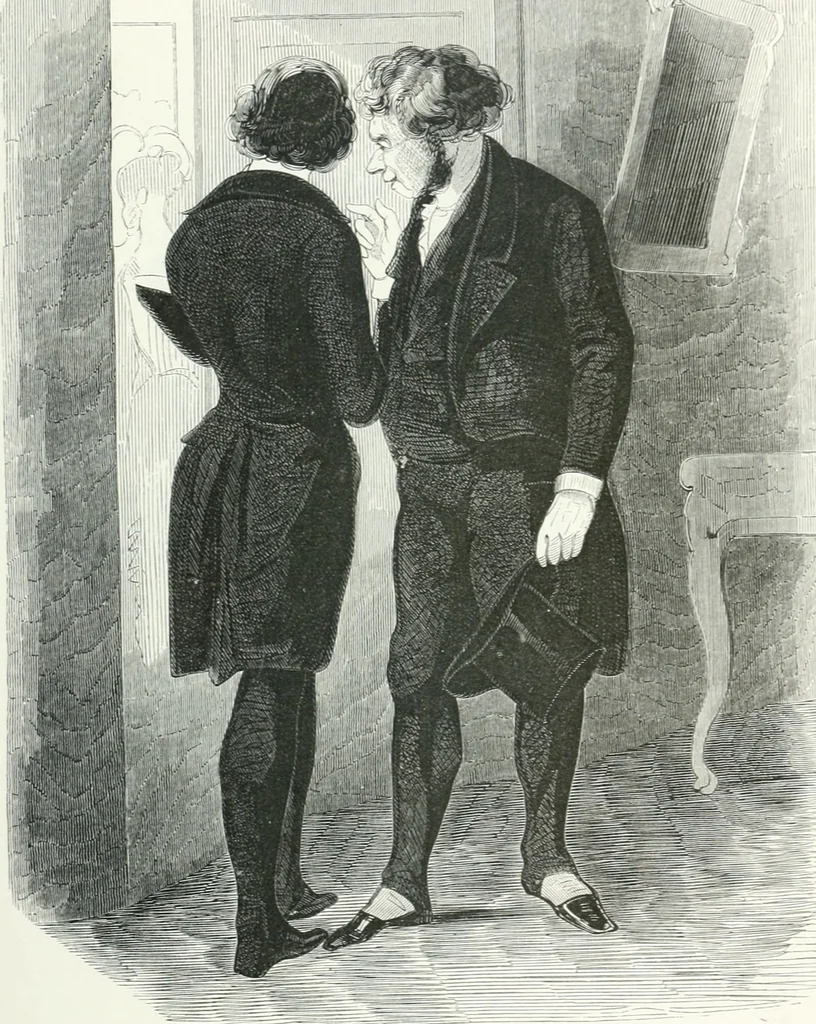 An illustration from Oeuvres choisies de Gavarni, 1848, leaf 184