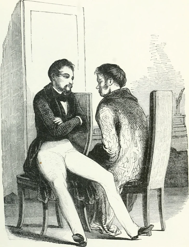 An illustration from Oeuvres choisies de Gavarni, 1848, leaf 190