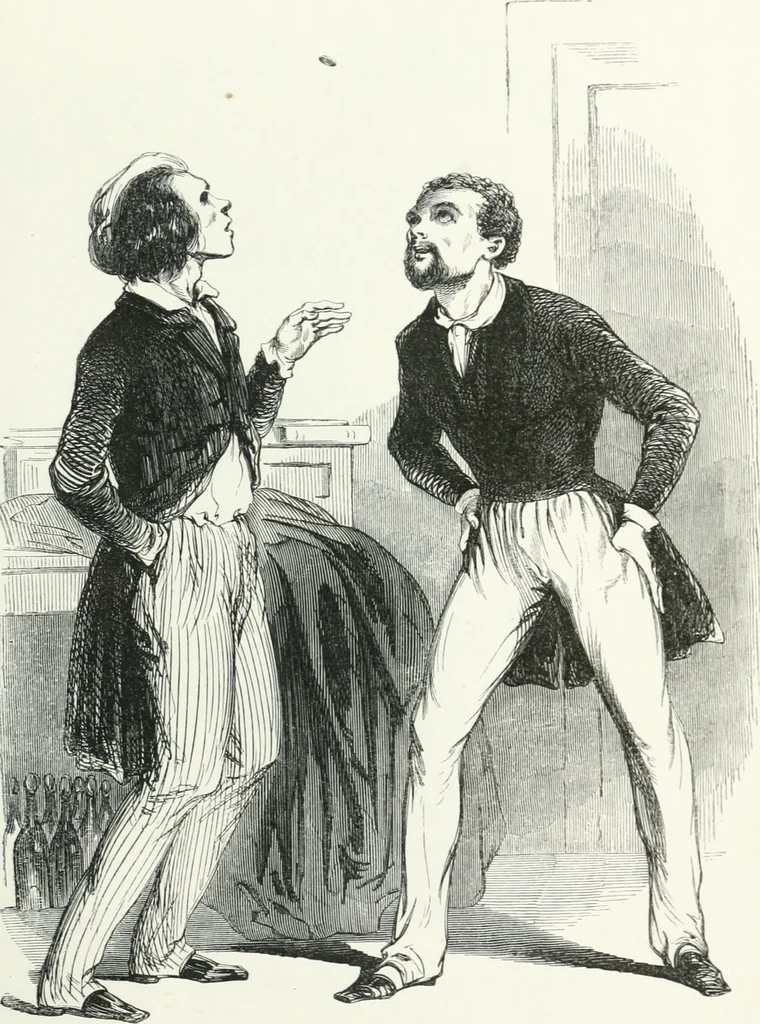 An illustration from Oeuvres choisies de Gavarni, 1848, leaf 194