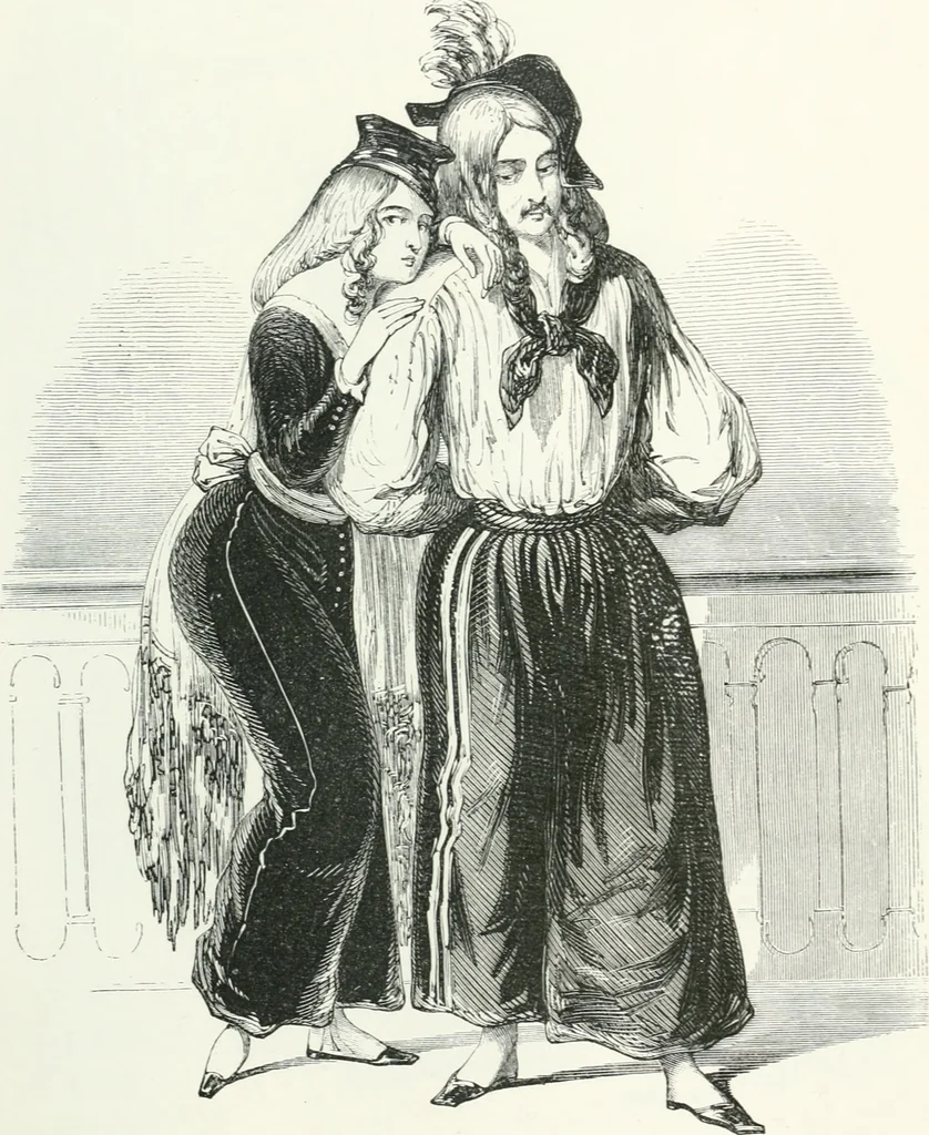 An illustration from Oeuvres choisies de Gavarni, 1848, leaf 200
