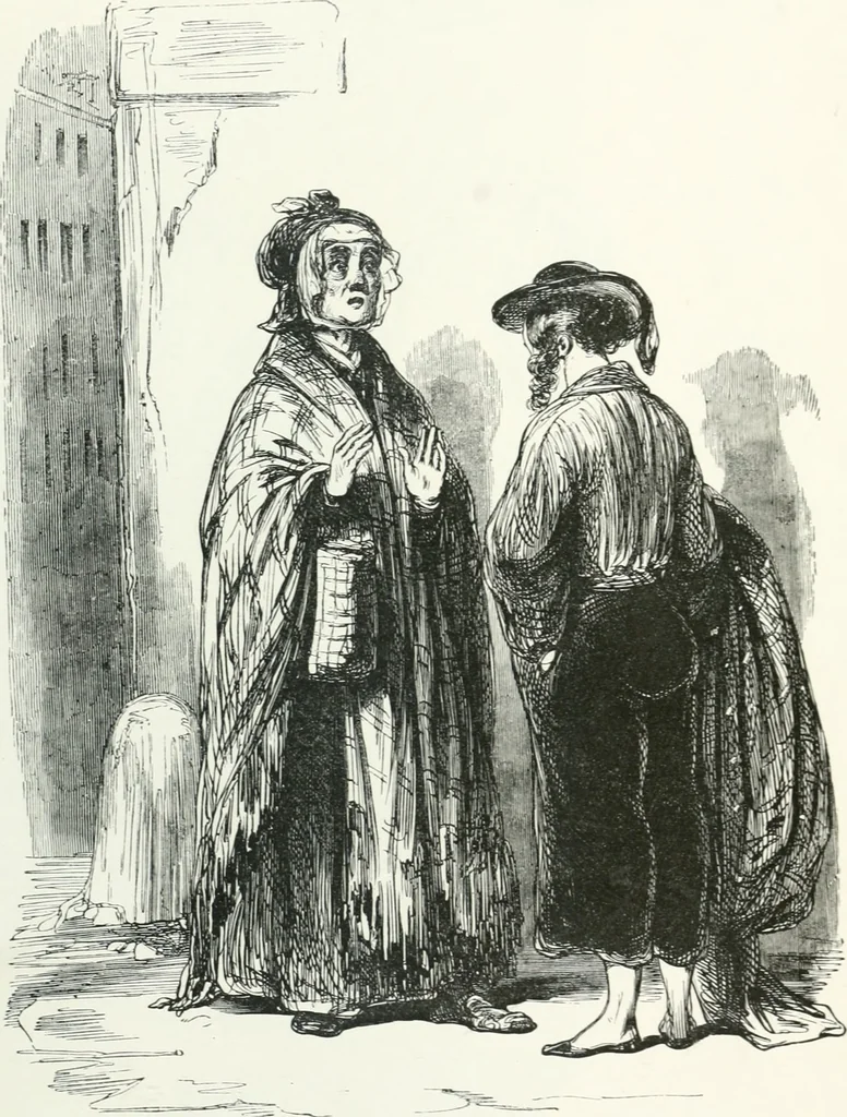 An illustration from Oeuvres choisies de Gavarni, 1848, leaf 202
