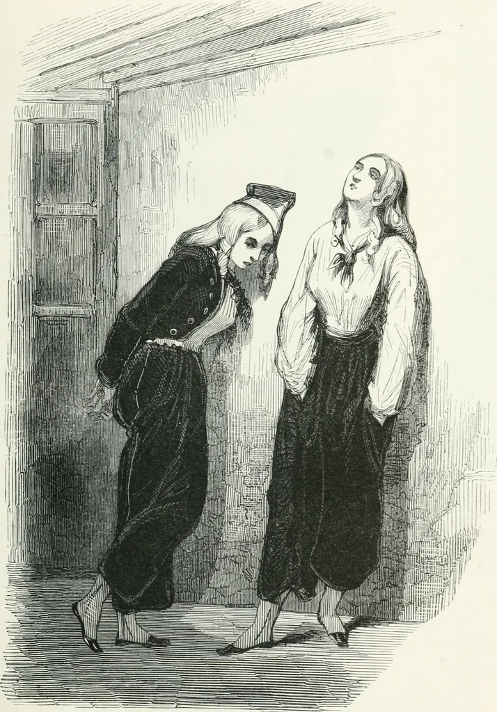 An illustration from Oeuvres choisies de Gavarni, 1848, leaf 204