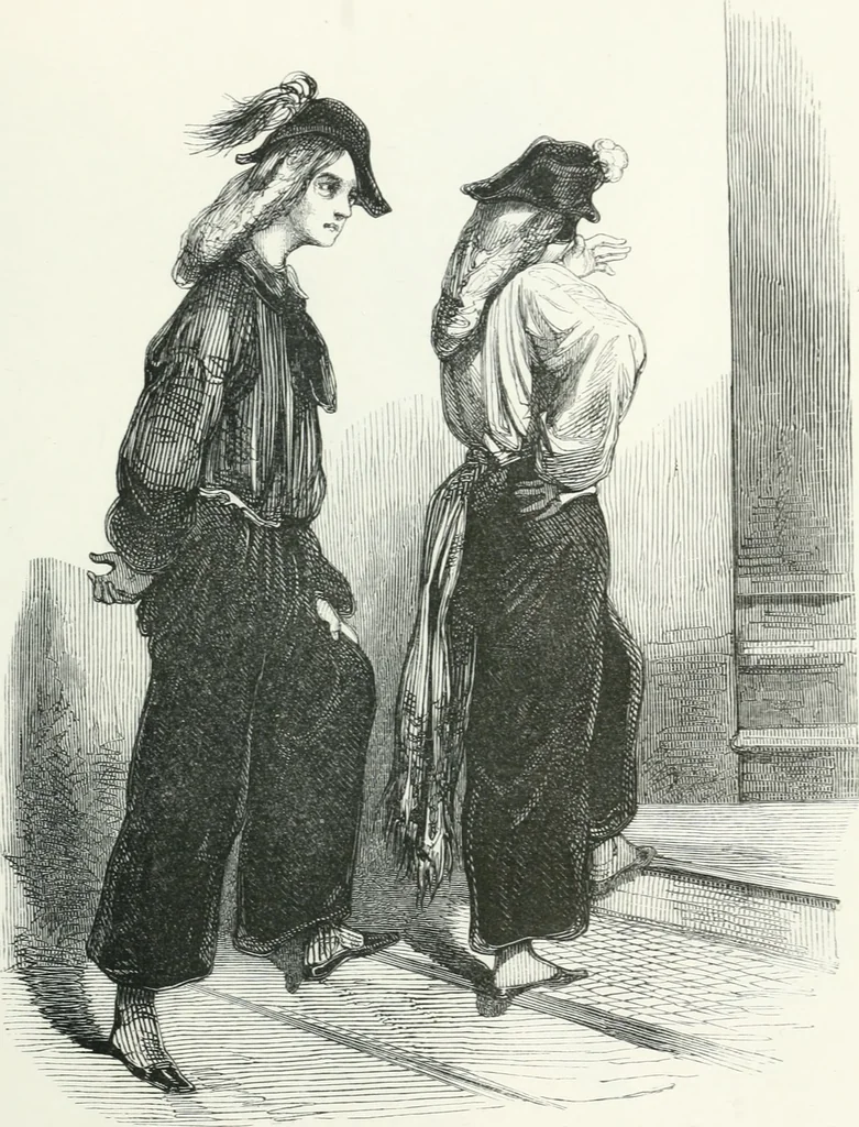 An illustration from Oeuvres choisies de Gavarni, 1848, leaf 206