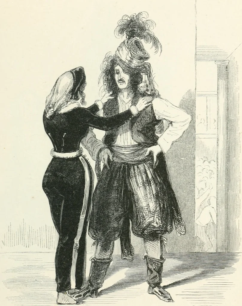An illustration from Oeuvres choisies de Gavarni, 1848, leaf 208