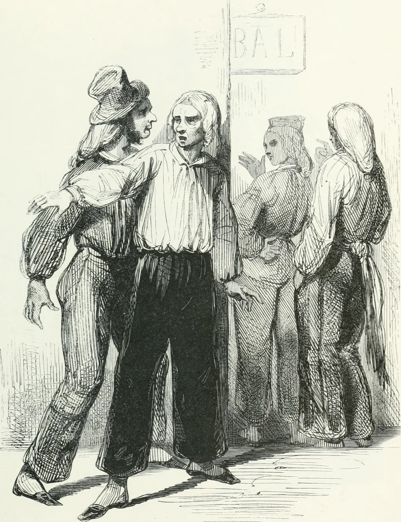 An illustration from Oeuvres choisies de Gavarni, 1848, leaf 214