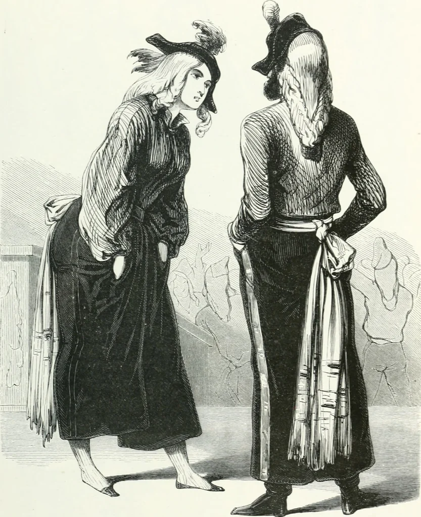 An illustration from Oeuvres choisies de Gavarni, 1848, leaf 216
