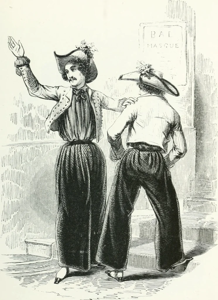 An illustration from Oeuvres choisies de Gavarni, 1848, leaf 224