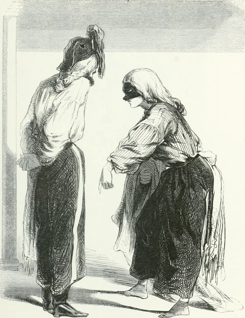 An illustration from Oeuvres choisies de Gavarni, 1848, leaf 228