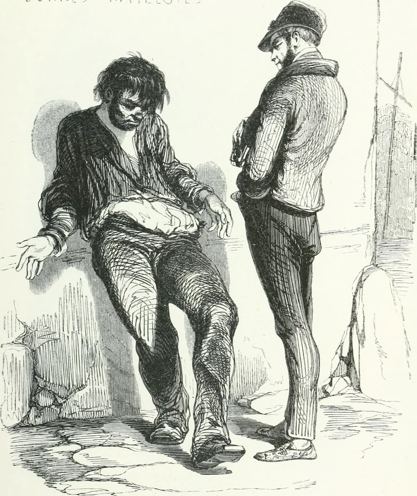 An illustration from Oeuvres choisies de Gavarni, 1848, leaf 232