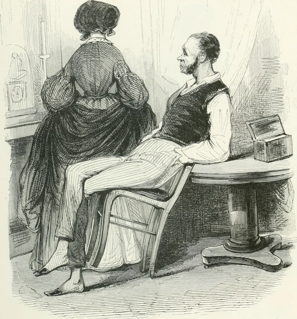 An illustration from Oeuvres choisies de Gavarni, 1848, leaf 24