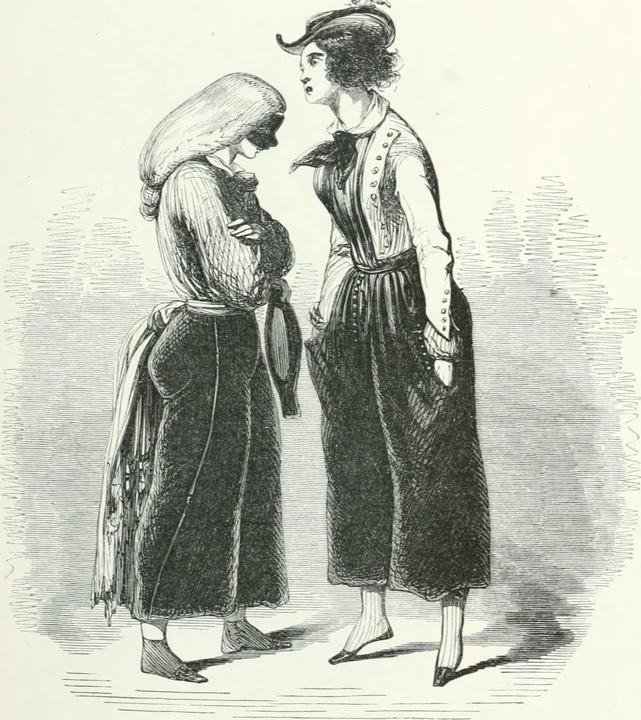 An illustration from Oeuvres choisies de Gavarni, 1848, leaf 242