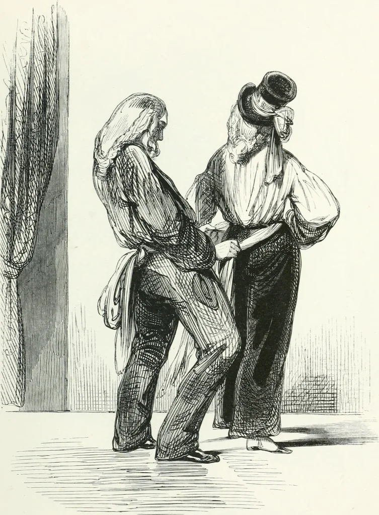 An illustration from Oeuvres choisies de Gavarni, 1848, leaf 248