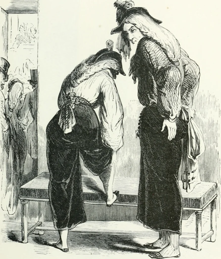 An illustration from Oeuvres choisies de Gavarni, 1848, leaf 254