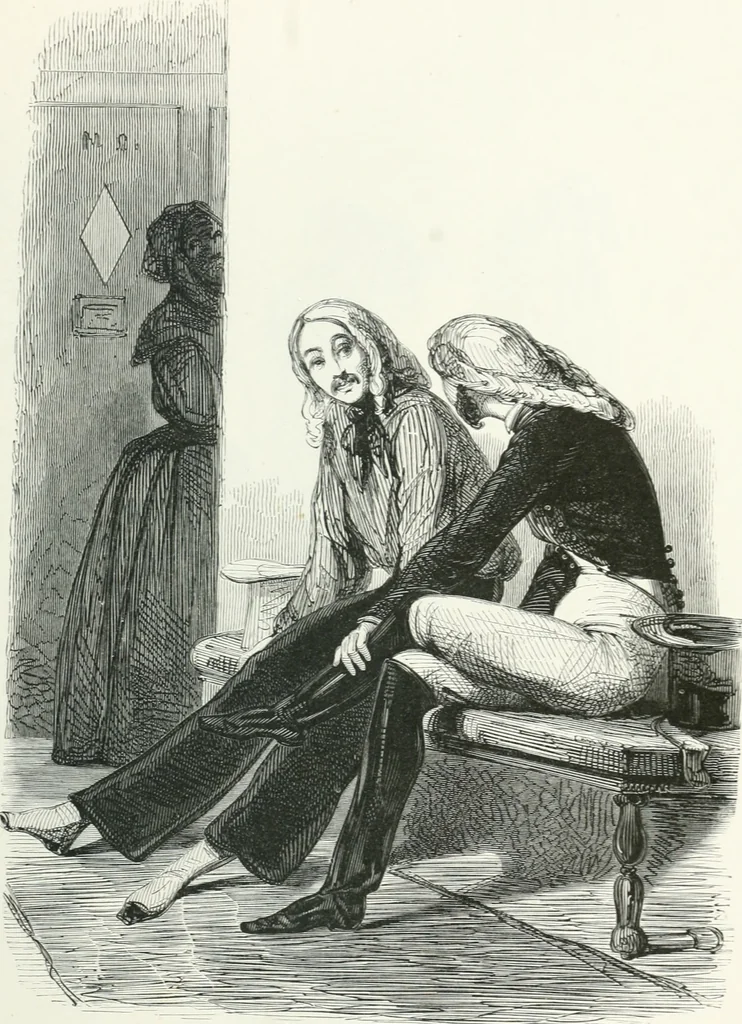 An illustration from Oeuvres choisies de Gavarni, 1848, leaf 256