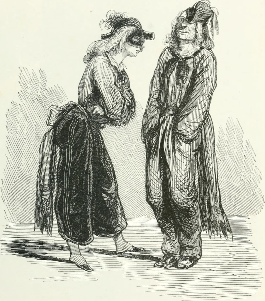 An illustration from Oeuvres choisies de Gavarni, 1848, leaf 258