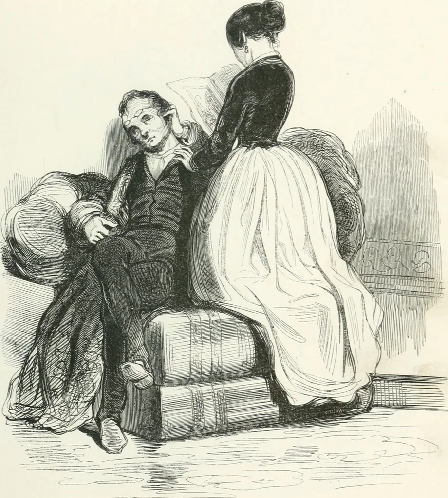 An illustration from Oeuvres choisies de Gavarni, 1848, leaf 26