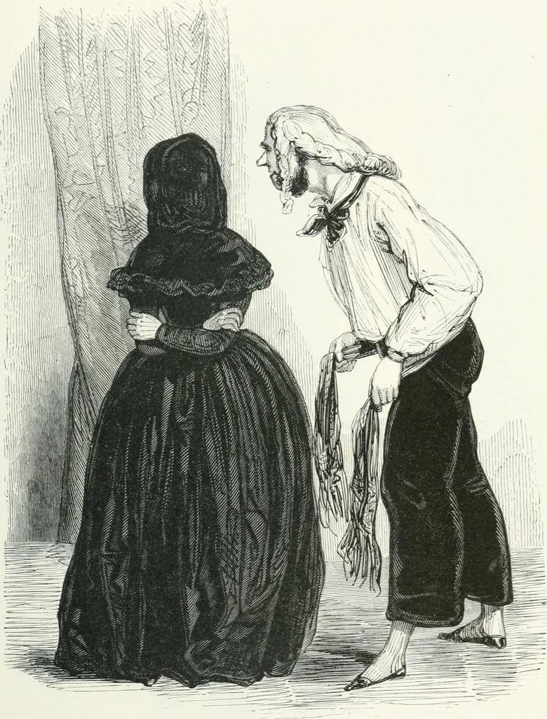 An illustration from Oeuvres choisies de Gavarni, 1848, leaf 262