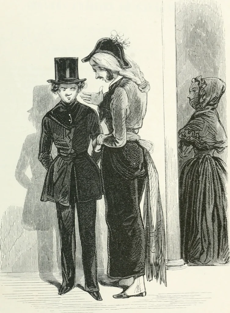An illustration from Oeuvres choisies de Gavarni, 1848, leaf 264