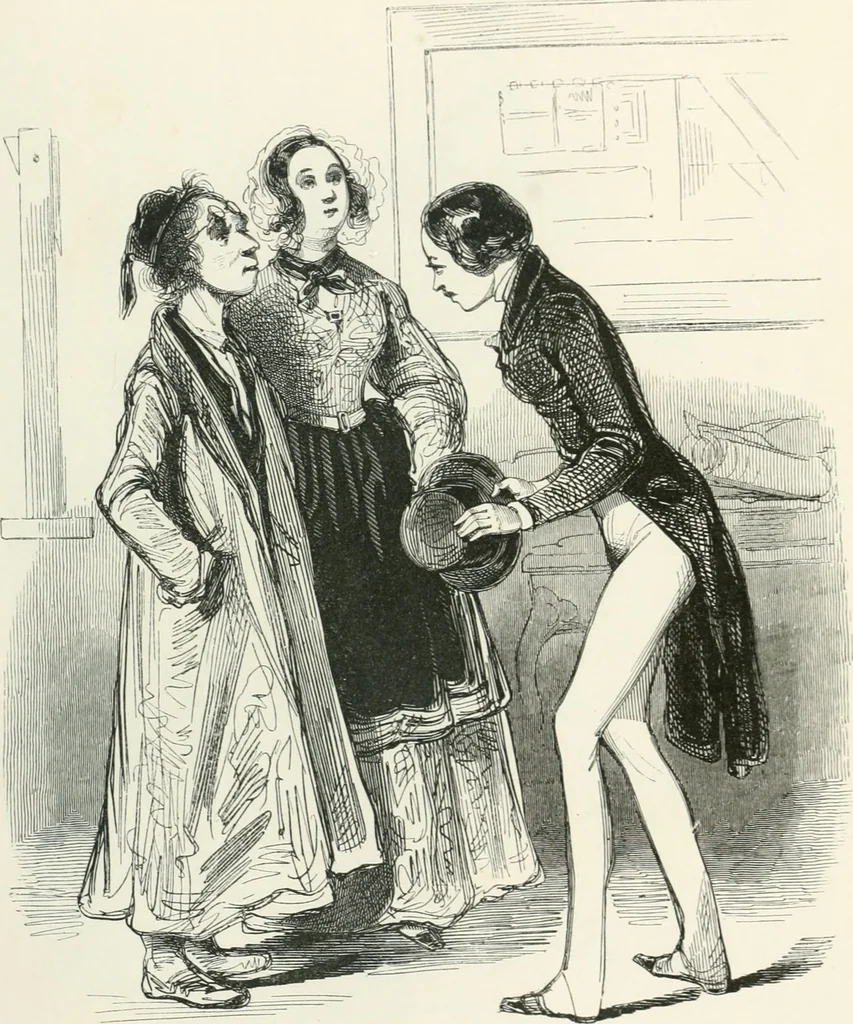 An illustration from Oeuvres choisies de Gavarni, 1848, leaf 28