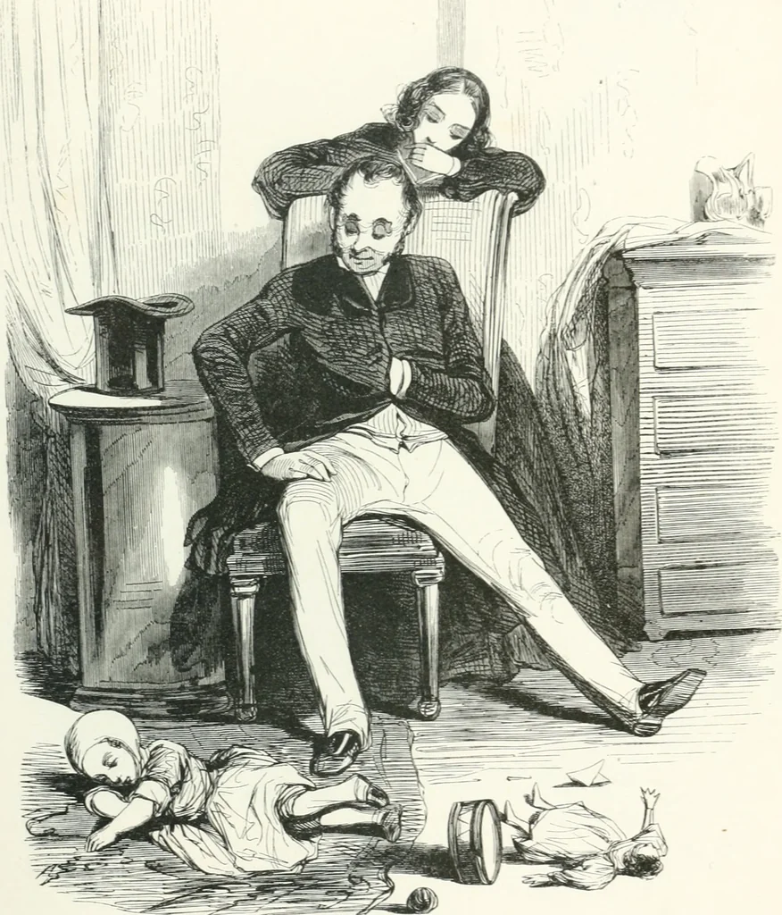 An illustration from Oeuvres choisies de Gavarni, 1848, leaf 30
