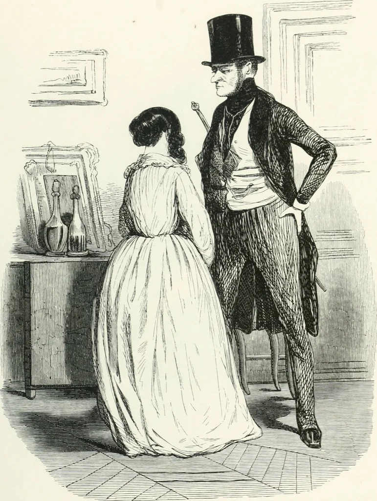An illustration from Oeuvres choisies de Gavarni, 1848, leaf 34