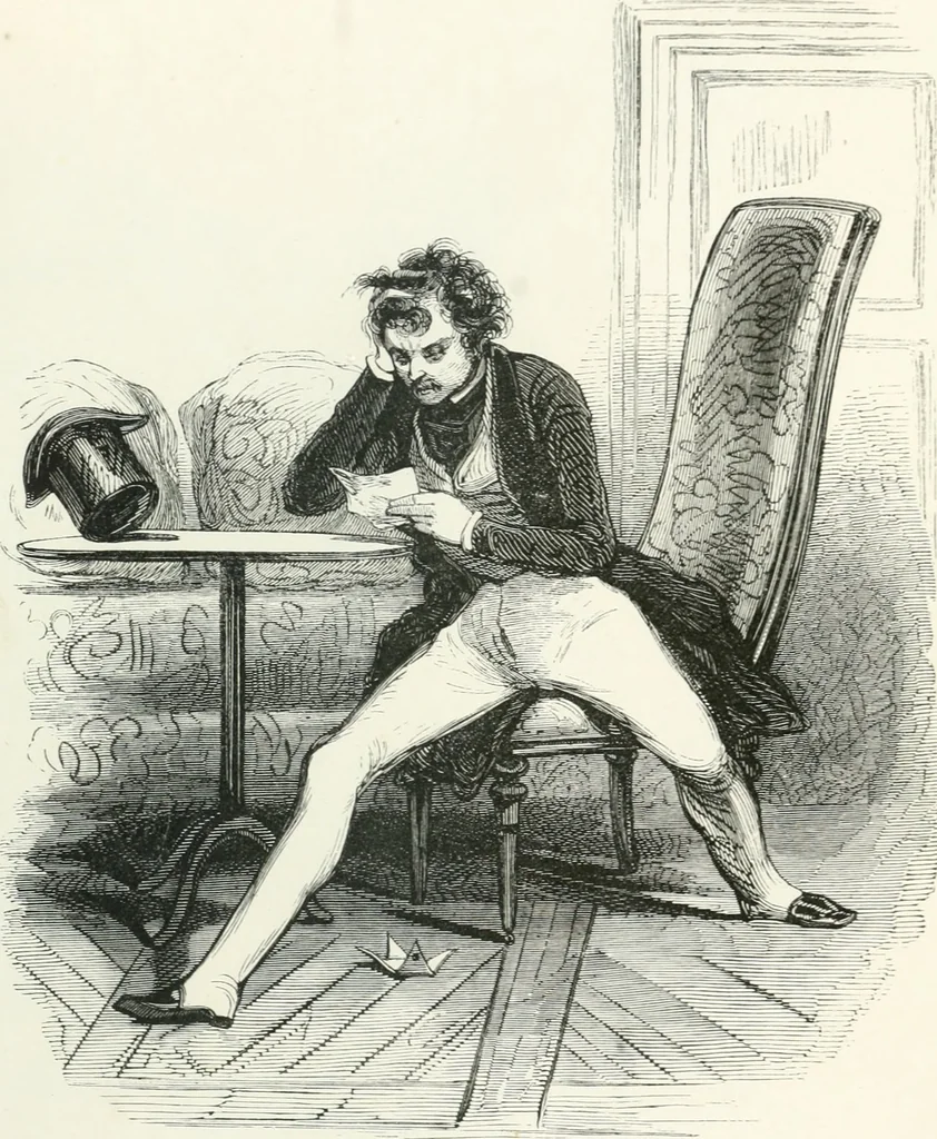 An illustration from Oeuvres choisies de Gavarni, 1848, leaf 36