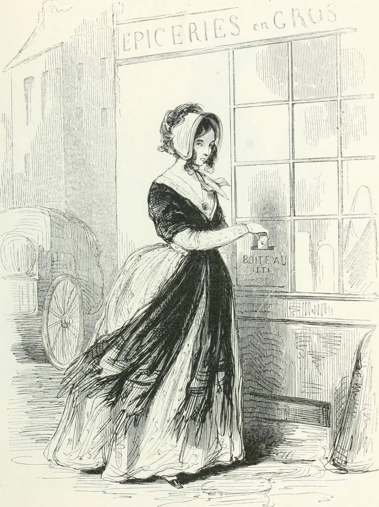 An illustration from Oeuvres choisies de Gavarni, 1848, leaf 42