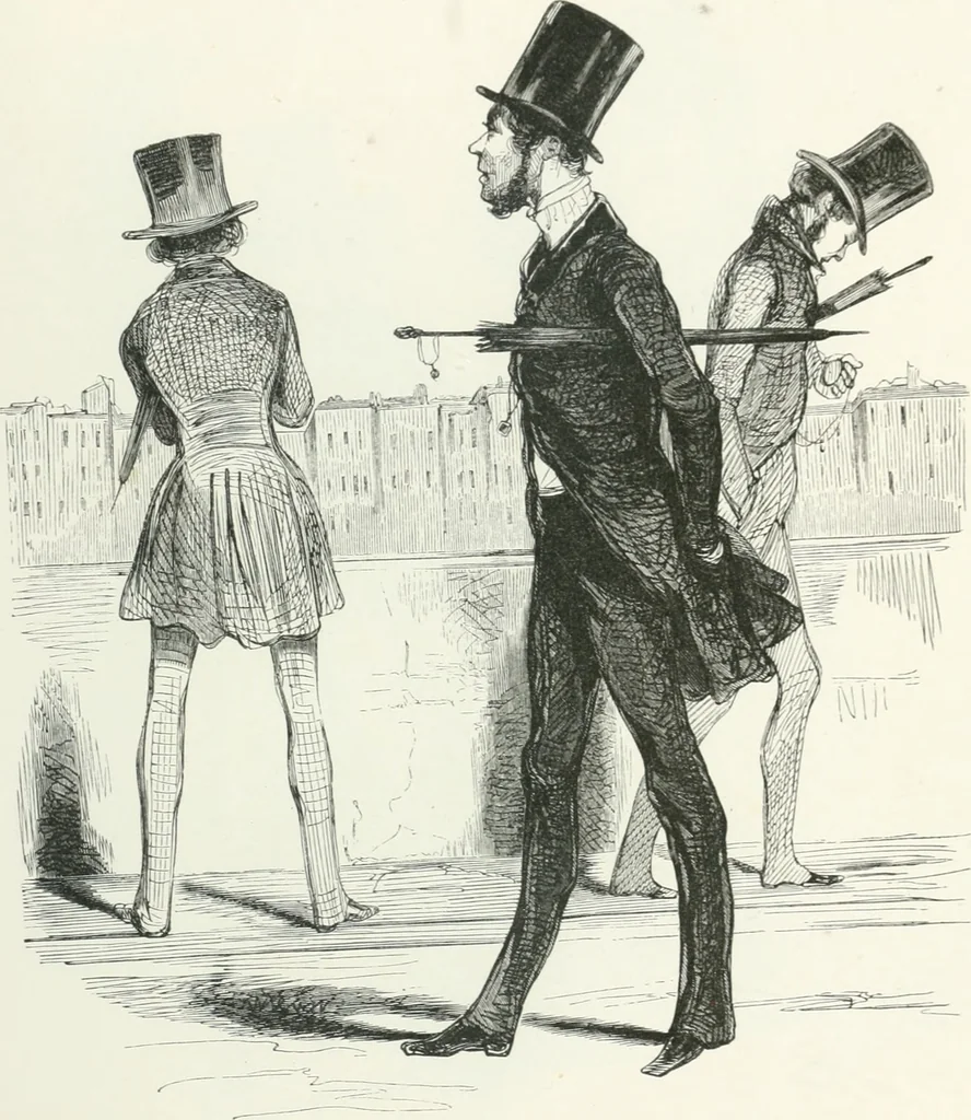 An illustration from Oeuvres choisies de Gavarni, 1848, leaf 44