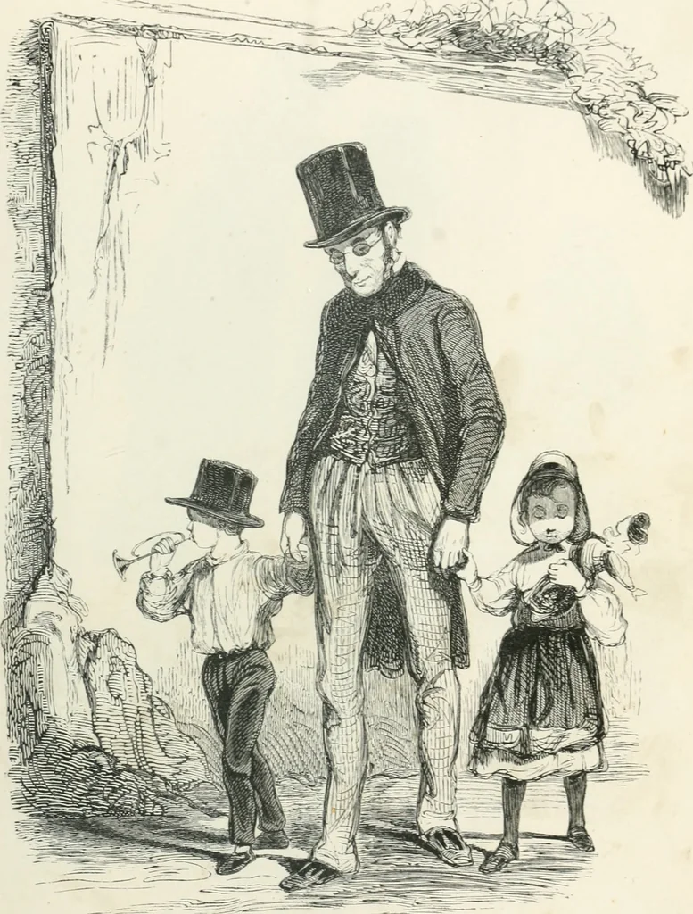 An illustration from Oeuvres choisies de Gavarni, 1848, leaf 54