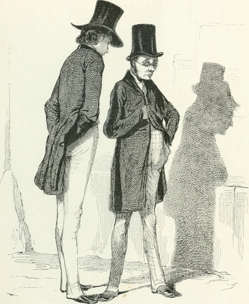 An illustration from Oeuvres choisies de Gavarni, 1848, leaf 56