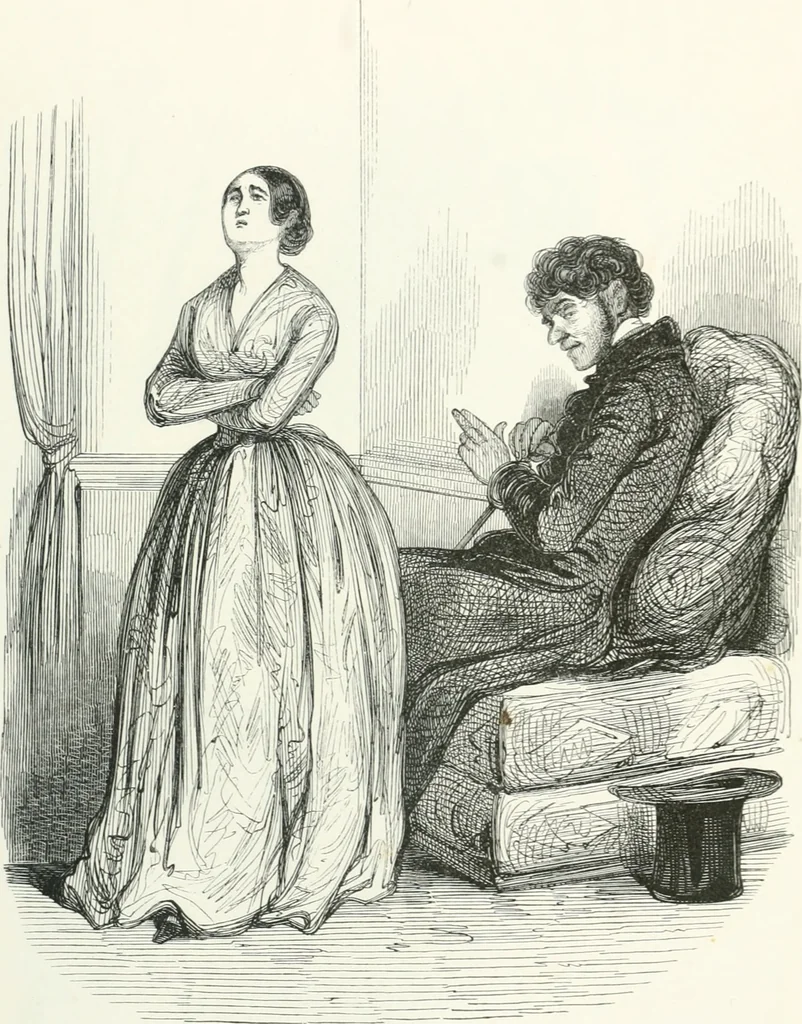 An illustration from Oeuvres choisies de Gavarni, 1848, leaf 60
