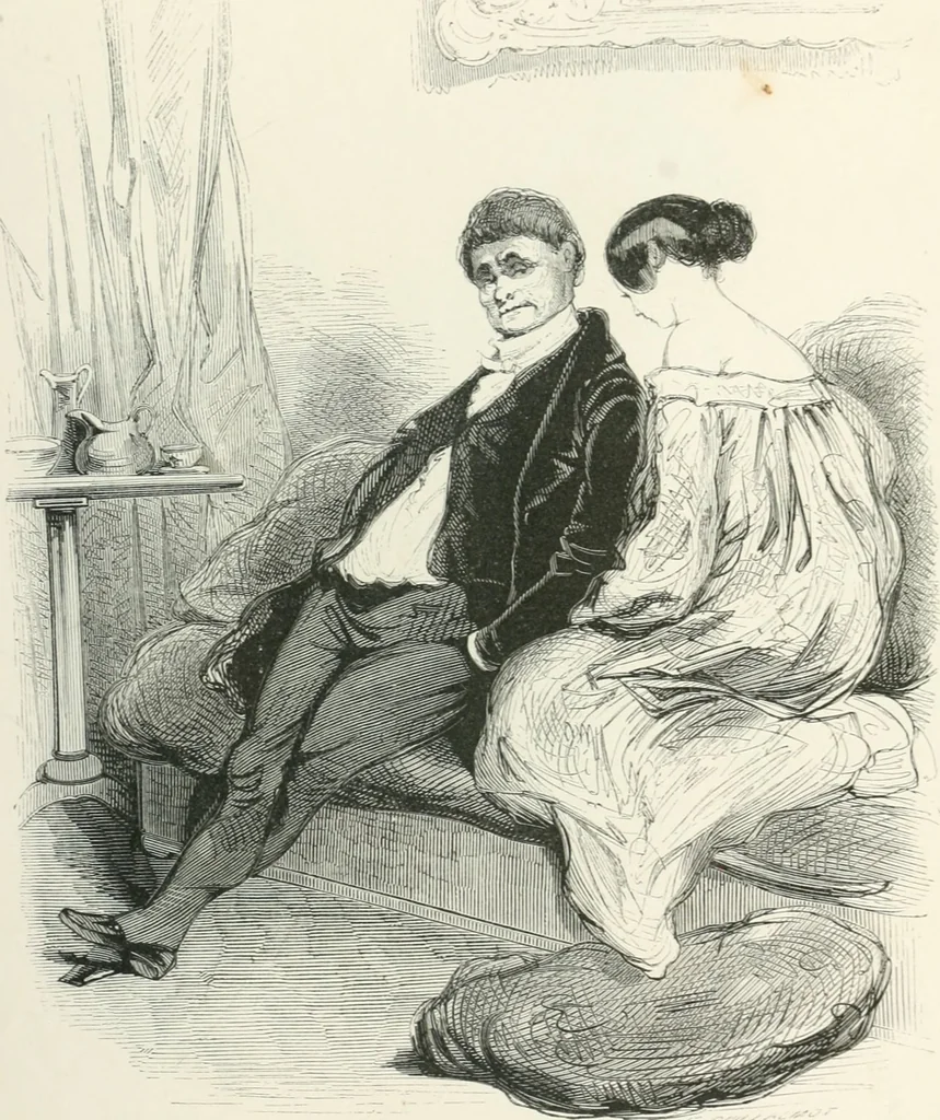 An illustration from Oeuvres choisies de Gavarni, 1848, leaf 72