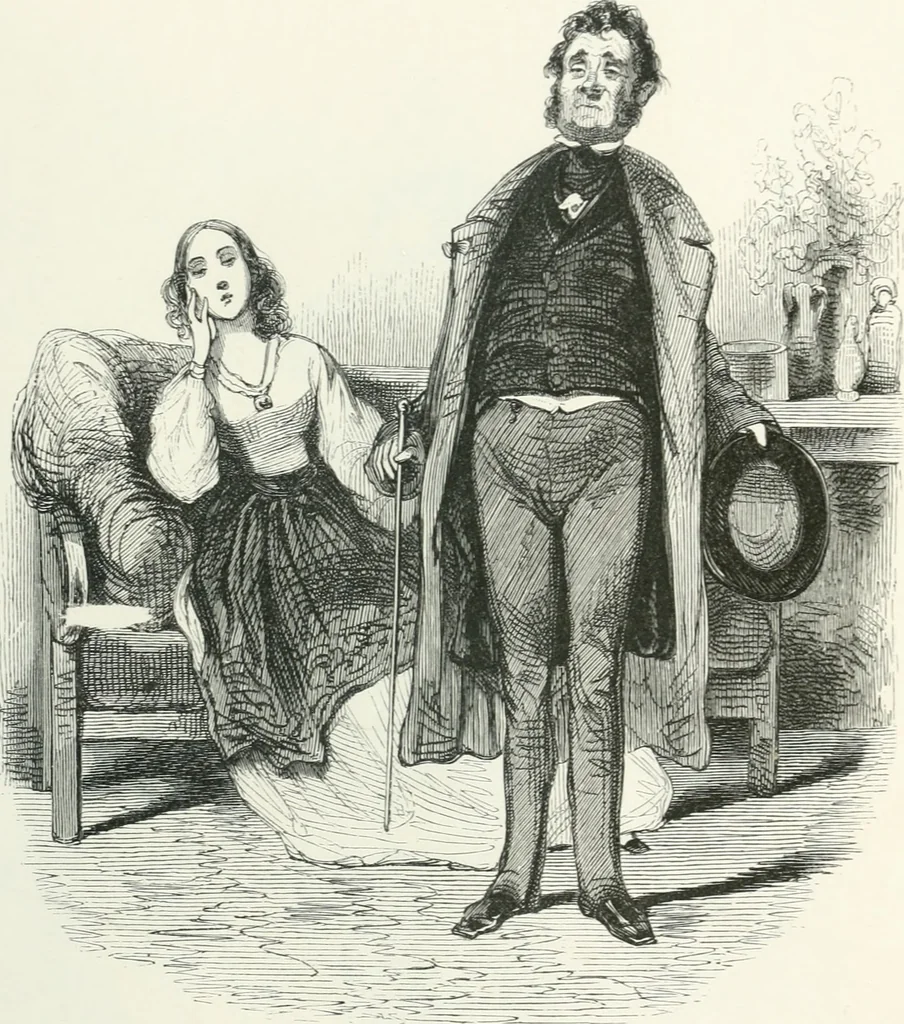 An illustration from Oeuvres choisies de Gavarni, 1848, leaf 74