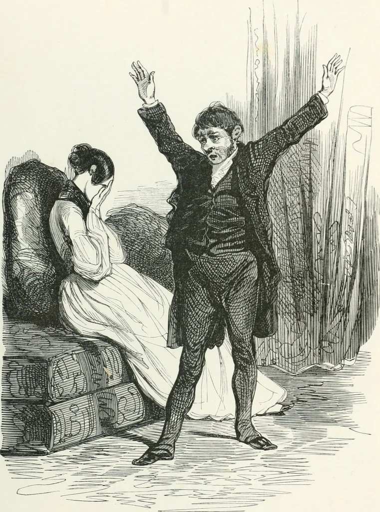 An illustration from Oeuvres choisies de Gavarni, 1848, leaf 80