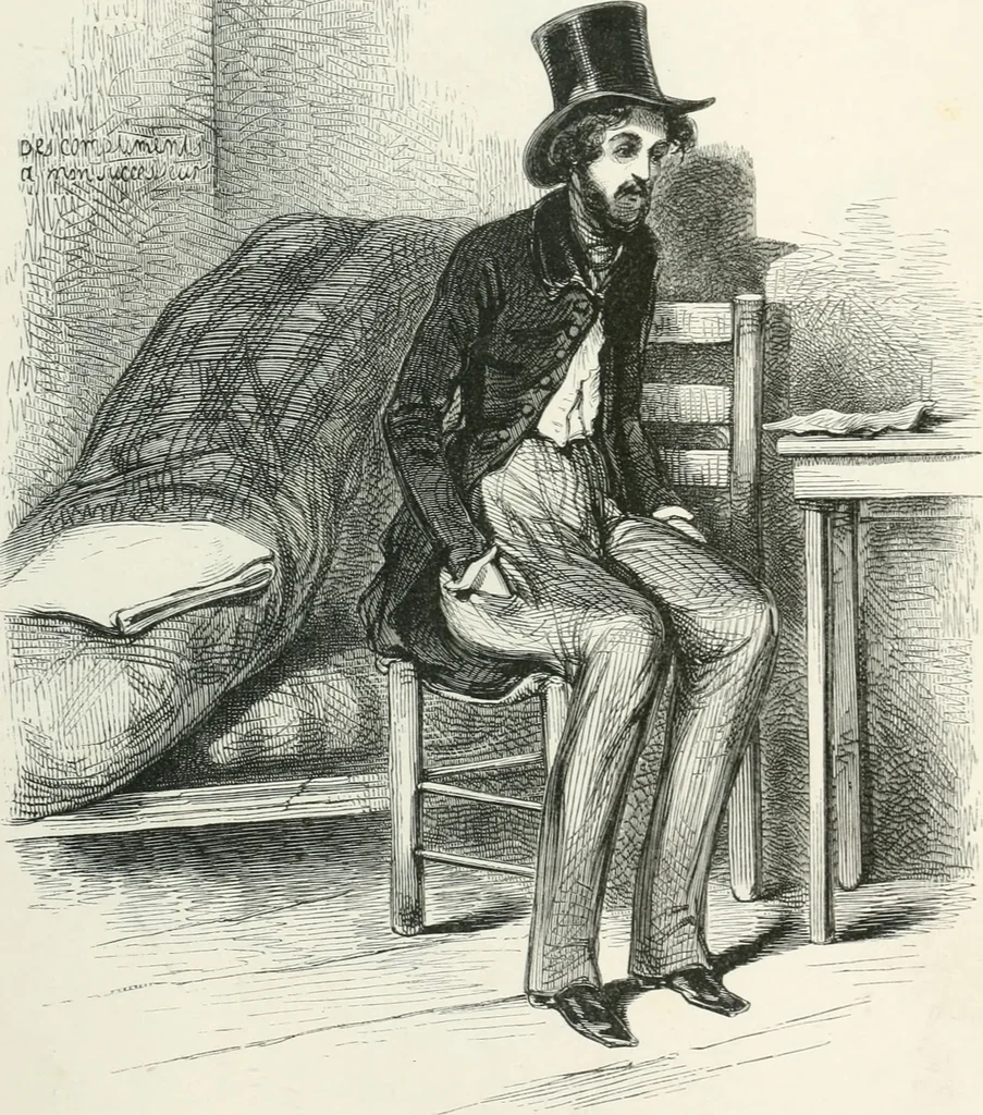 An illustration from Oeuvres choisies de Gavarni, 1848, leaf 82