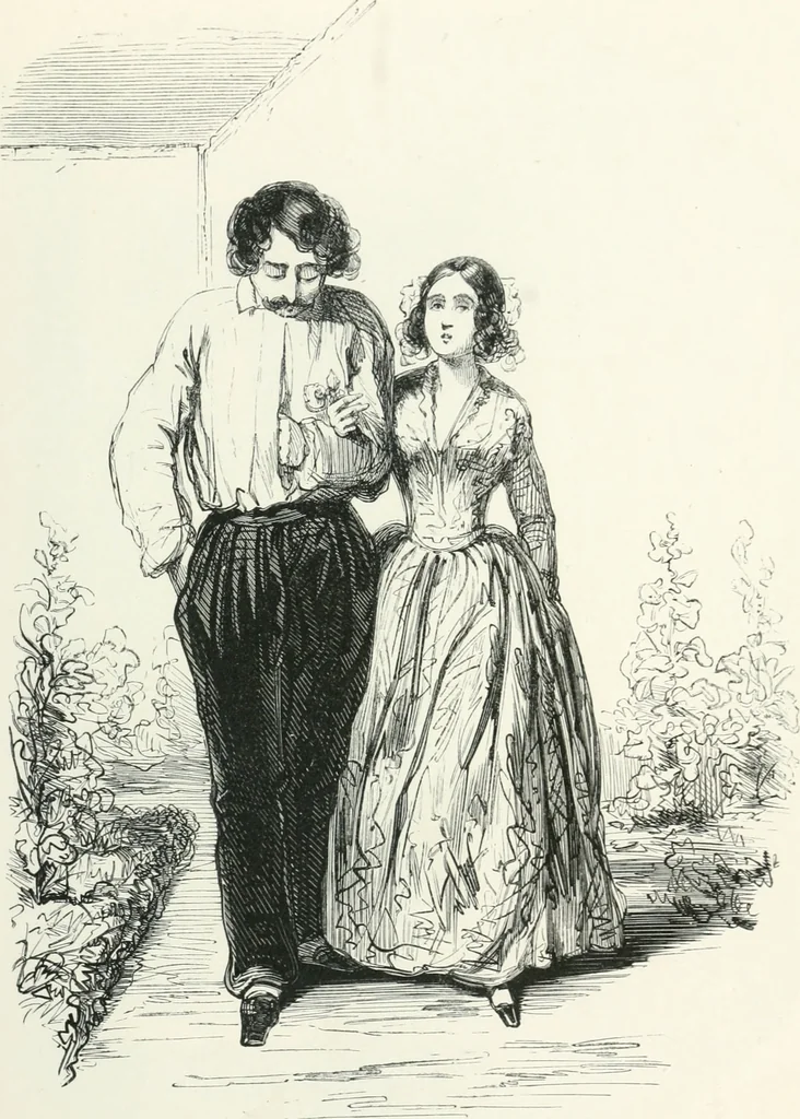 An illustration from Oeuvres choisies de Gavarni, 1848, leaf 96