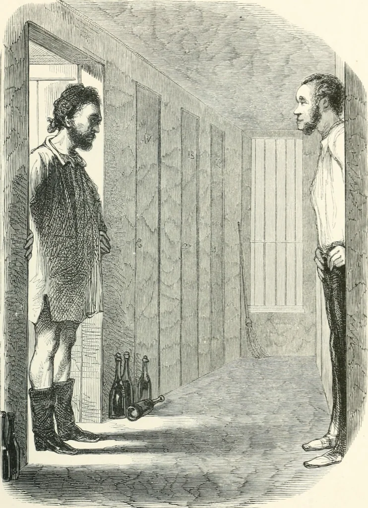 An illustration from Oeuvres choisies de Gavarni, 1848, leaf 98