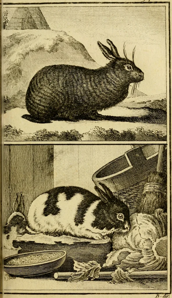An illustration from Œuvres complètes de M. le C[om]te de Buffon ... : histoire des animaux quadrupèdes, 1775, leaf 156