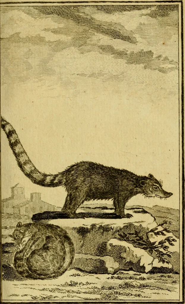 An illustration from Œuvres complètes de M. le C[om]te de Buffon ... : histoire des animaux quadrupèdes, 1775, leaf 110