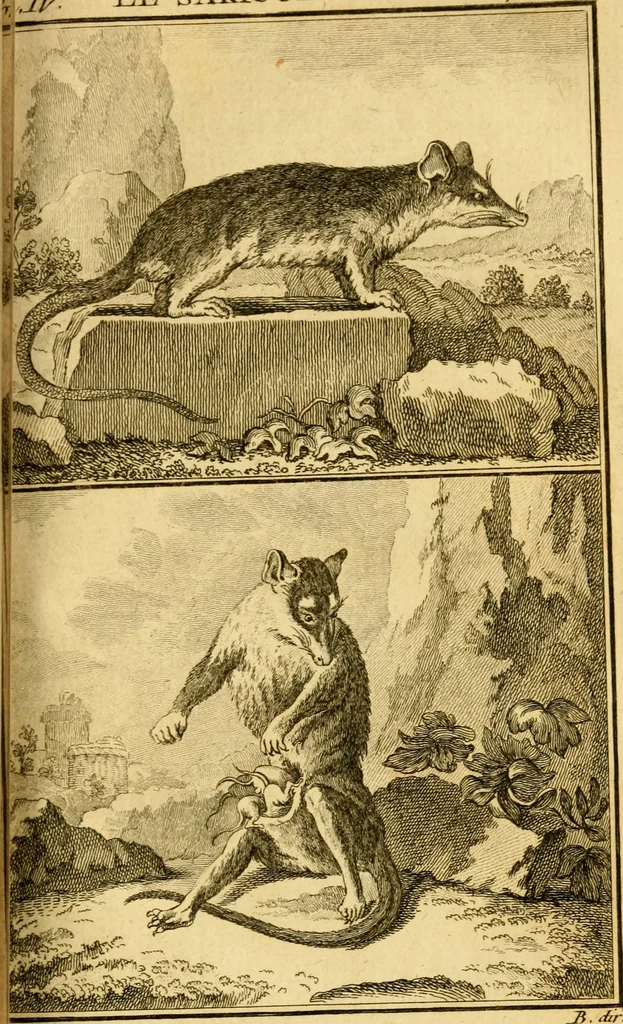 An illustration from Œuvres complètes de M. le C[om]te de Buffon ... : histoire des animaux quadrupèdes, 1775, leaf 268