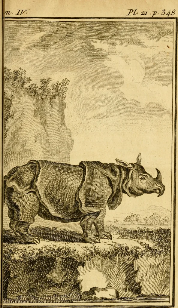 An illustration from Œuvres complètes de M. le C[om]te de Buffon ... : histoire des animaux quadrupèdes, 1775, leaf 448