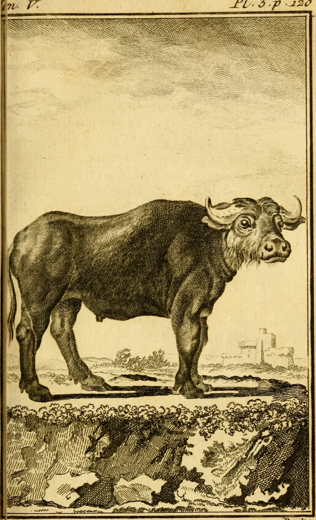 An illustration from Œuvres complètes de M. le C[om]te de Buffon ... : histoire des animaux quadrupèdes, 1775, leaf 134