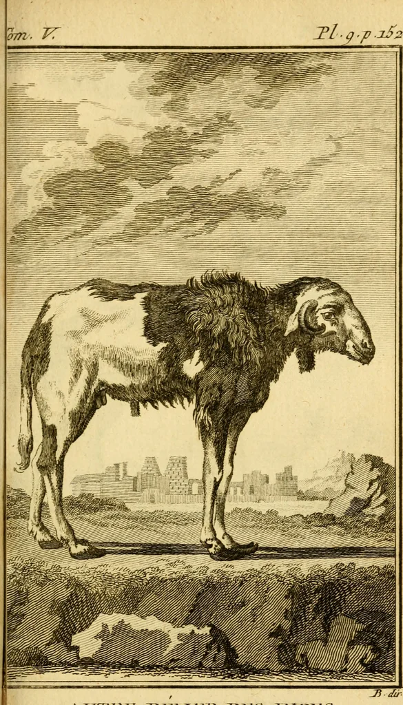 An illustration from Œuvres complètes de M. le C[om]te de Buffon ... : histoire des animaux quadrupèdes, 1775, leaf 178
