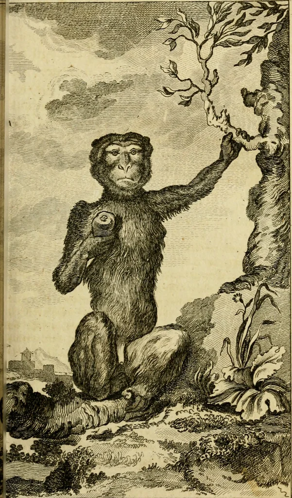 An illustration from Œuvres complètes de M. le C[om]te de Buffon ... : histoire des animaux quadrupèdes, 1775, leaf 138
