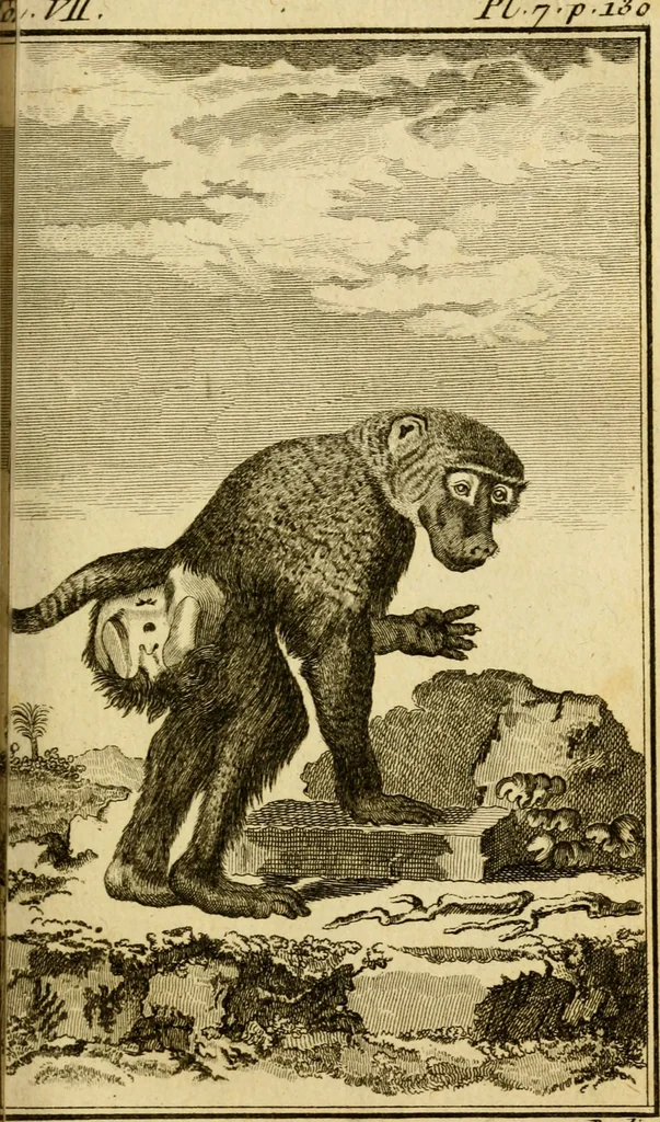 An illustration from Œuvres complètes de M. le C[om]te de Buffon ... : histoire des animaux quadrupèdes, 1775, leaf 152