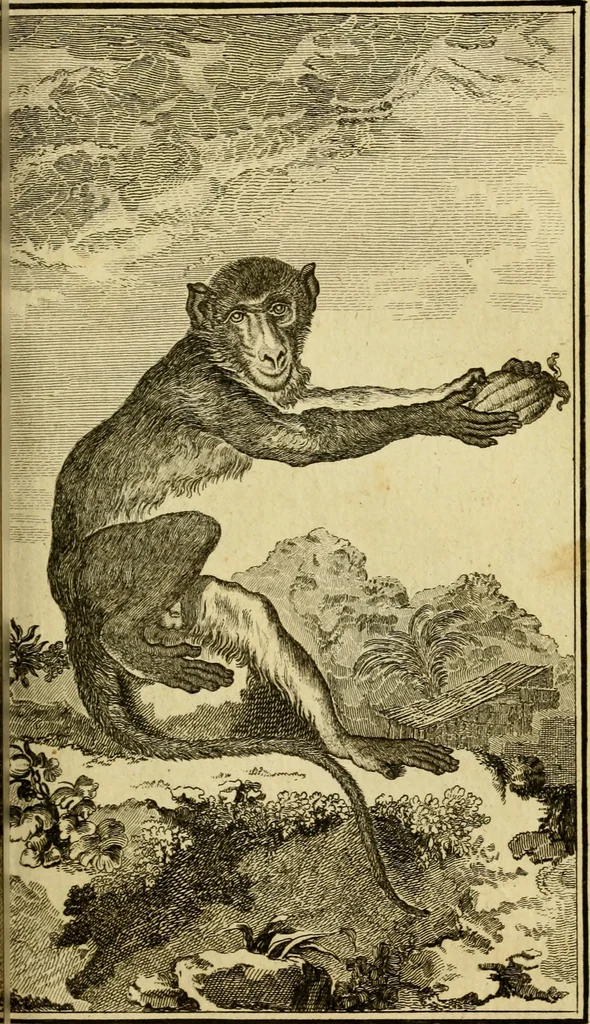An illustration from Œuvres complètes de M. le C[om]te de Buffon ... : histoire des animaux quadrupèdes, 1775, leaf 184