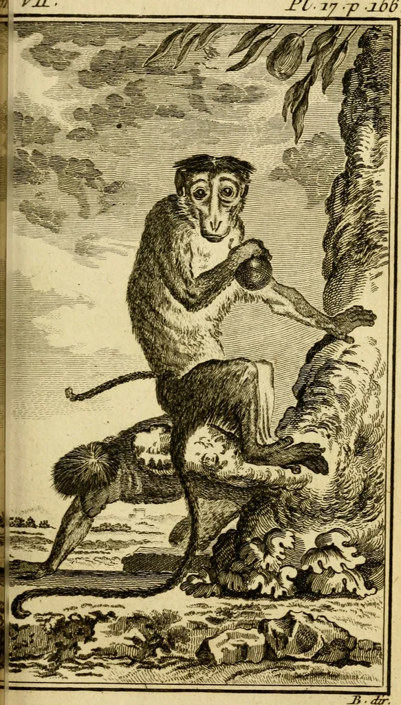 An illustration from Œuvres complètes de M. le C[om]te de Buffon ... : histoire des animaux quadrupèdes, 1775, leaf 208